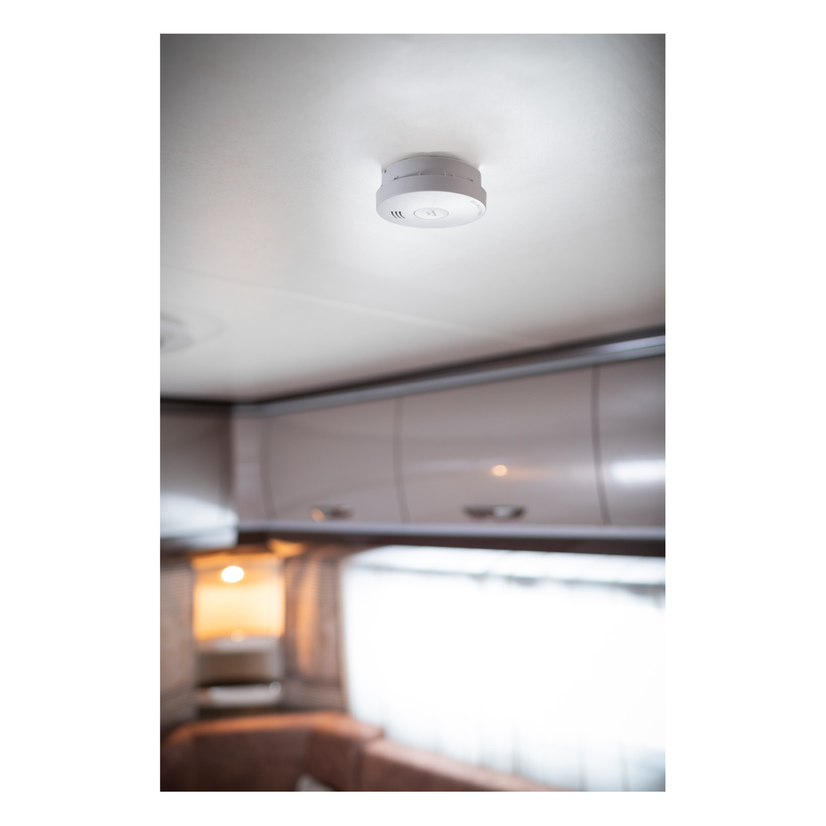 Brennenstuhl RM L 3100 optical smoke detector with integrated 10 year lithium battery and test button