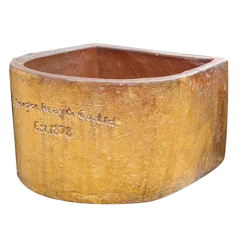 Errington Reay Courtyard Old Leather Rounded Tub Planter
