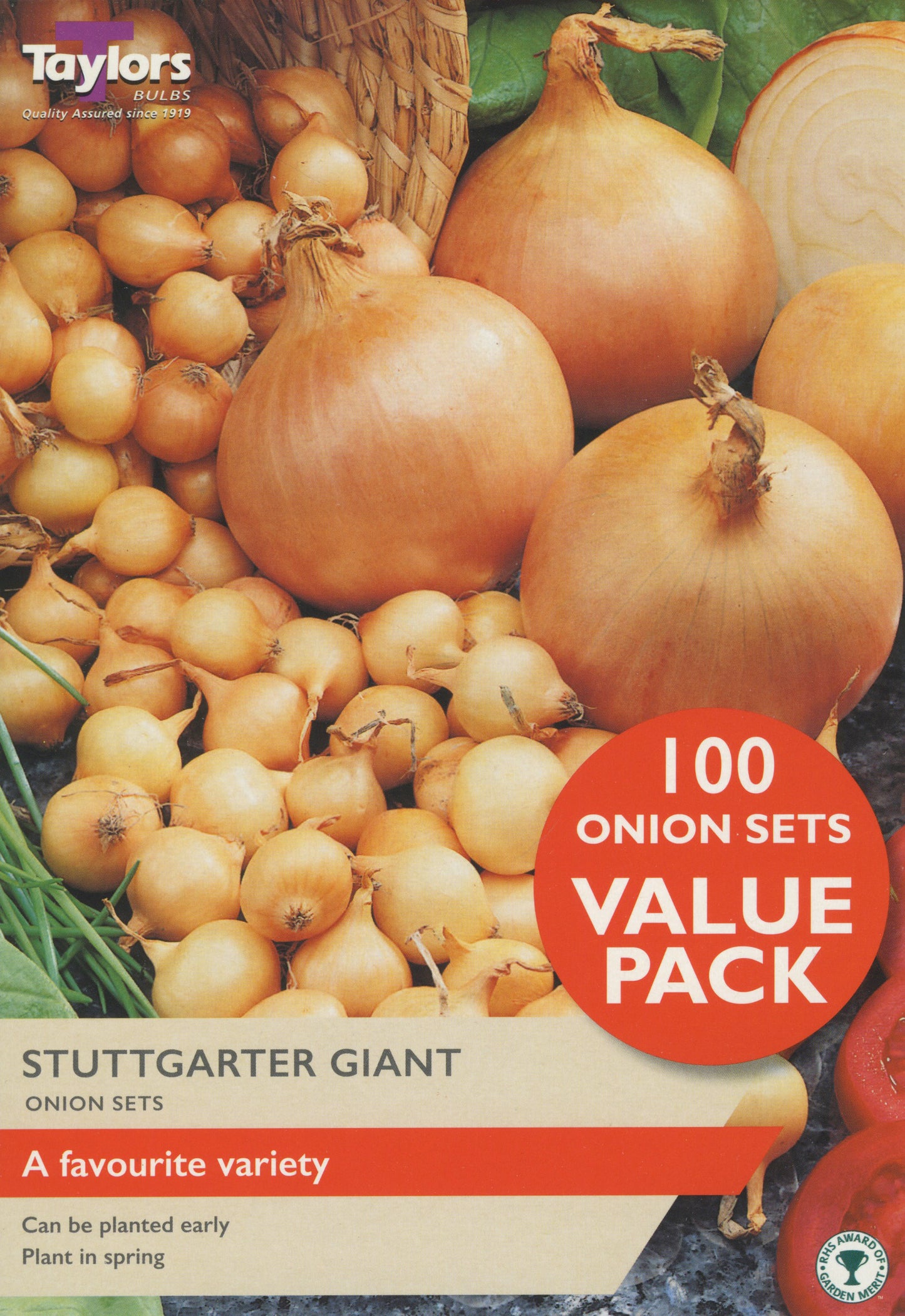 Taylors Bulbs Stuttgarter Giant Onion Value Pack