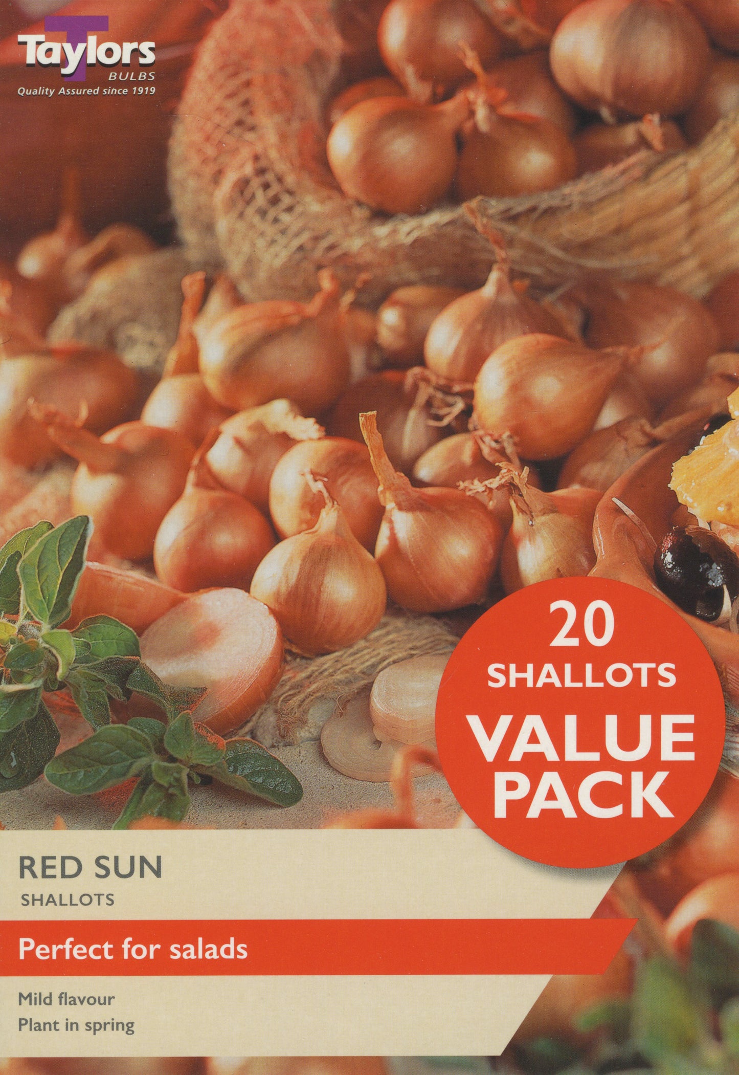 Taylors Bulbs Red Sun Shallots Value Pack