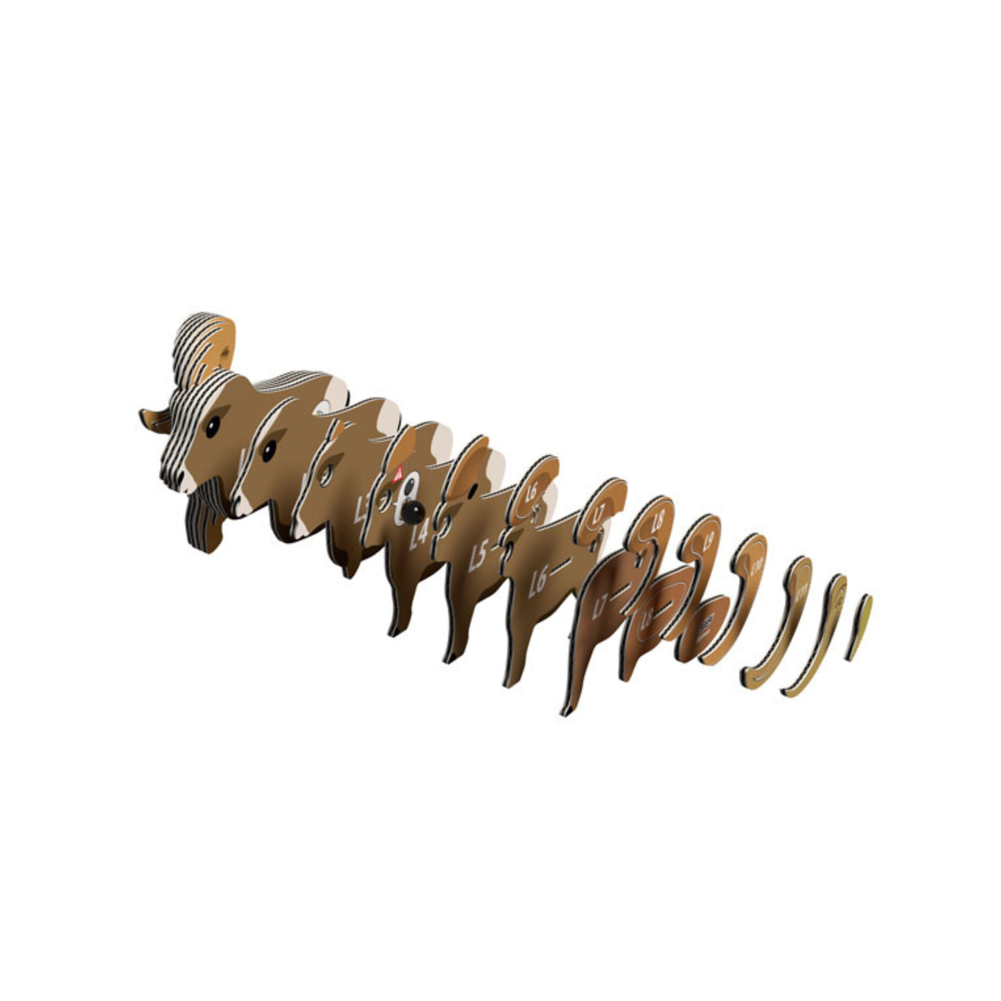 EUGY Bighorn 3D Card Model Kit