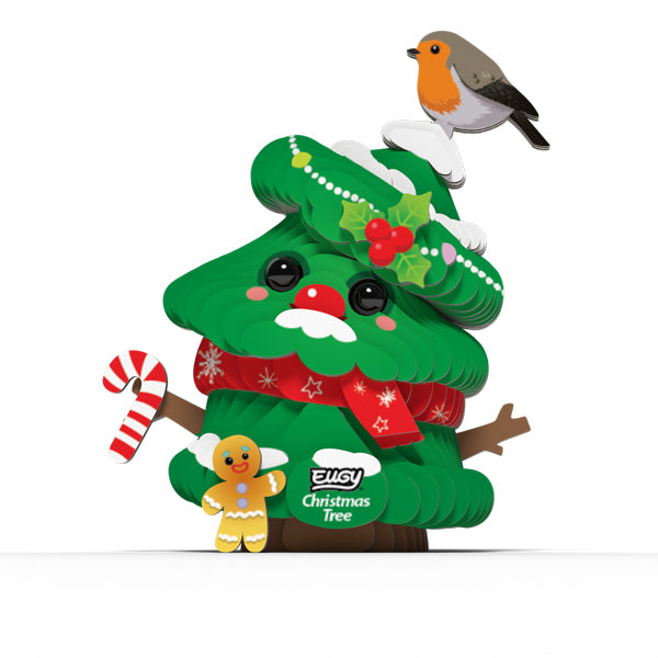 EUGY Christmas Tree 3D Card Model Kit