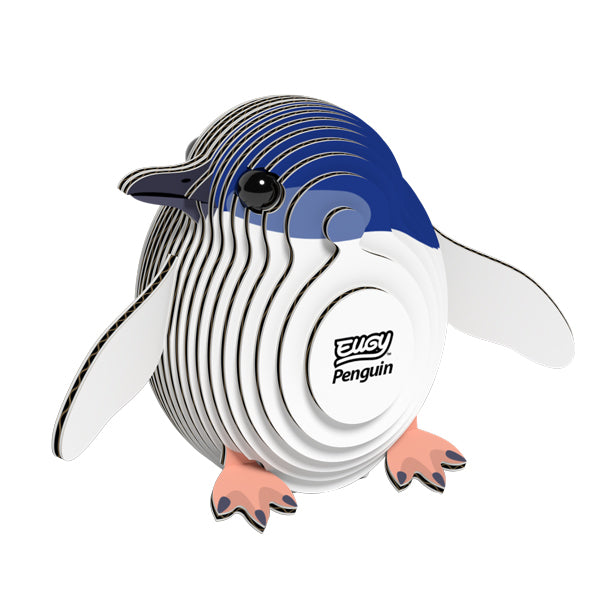 EUGY Penguin 3D Card Model Kit