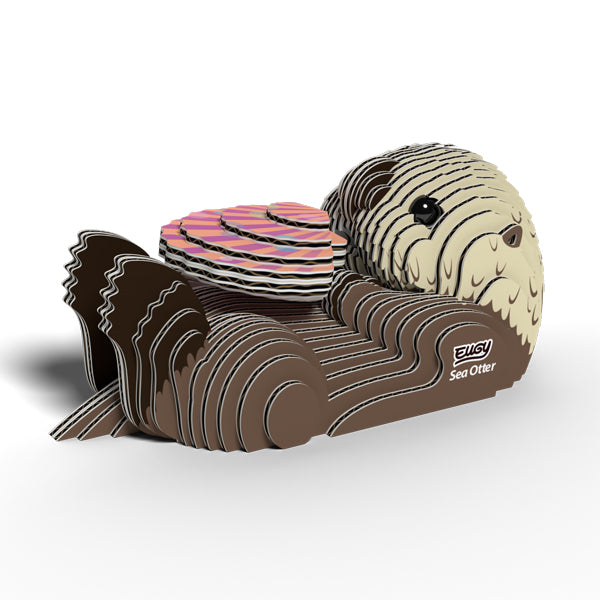 EUGY Sea Otter 3D Card Model Kit