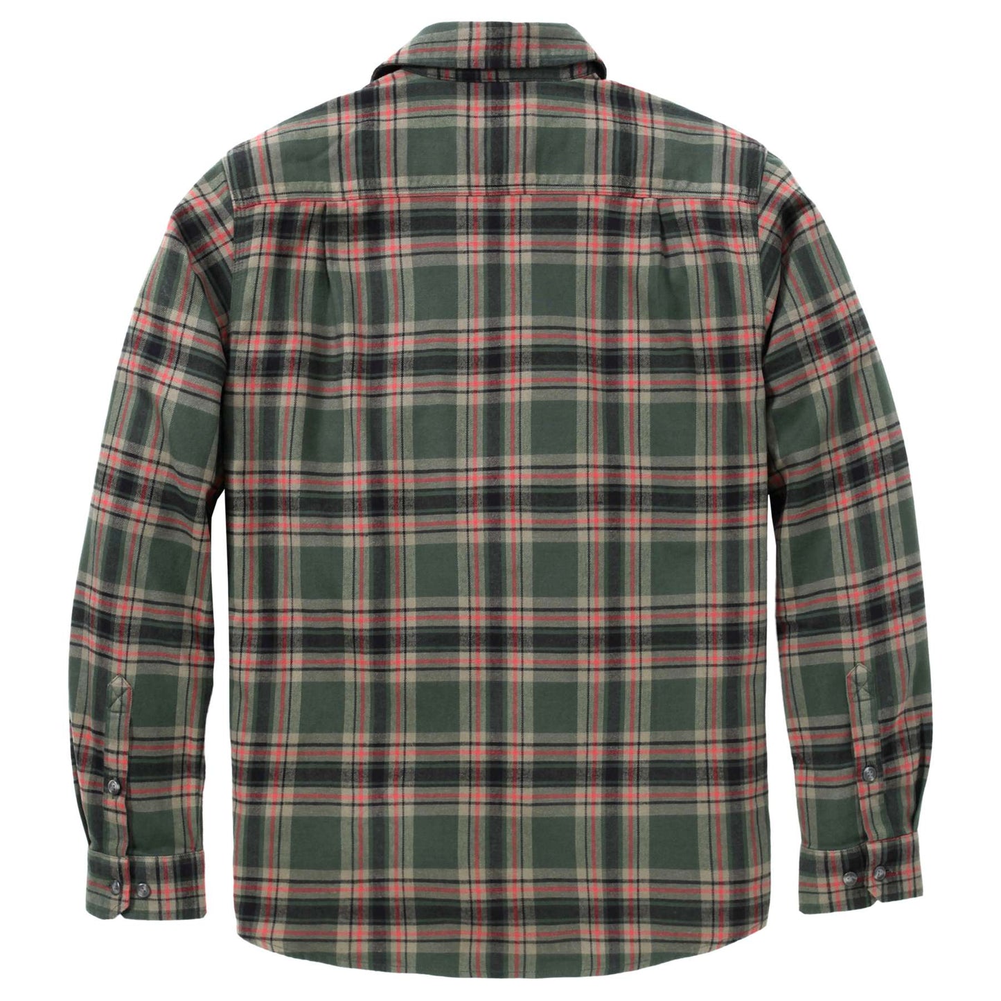 Carhartt Rugged Flex Relaxed Fit Midweight Flannel Long-Sleeve Plaid Shirt