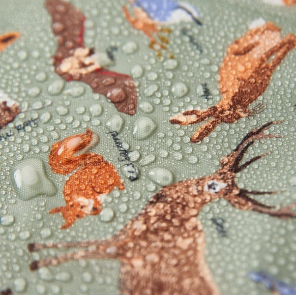 Eco Chic Lightweight Foldable Reusable Woodland Olive Shopping Bag