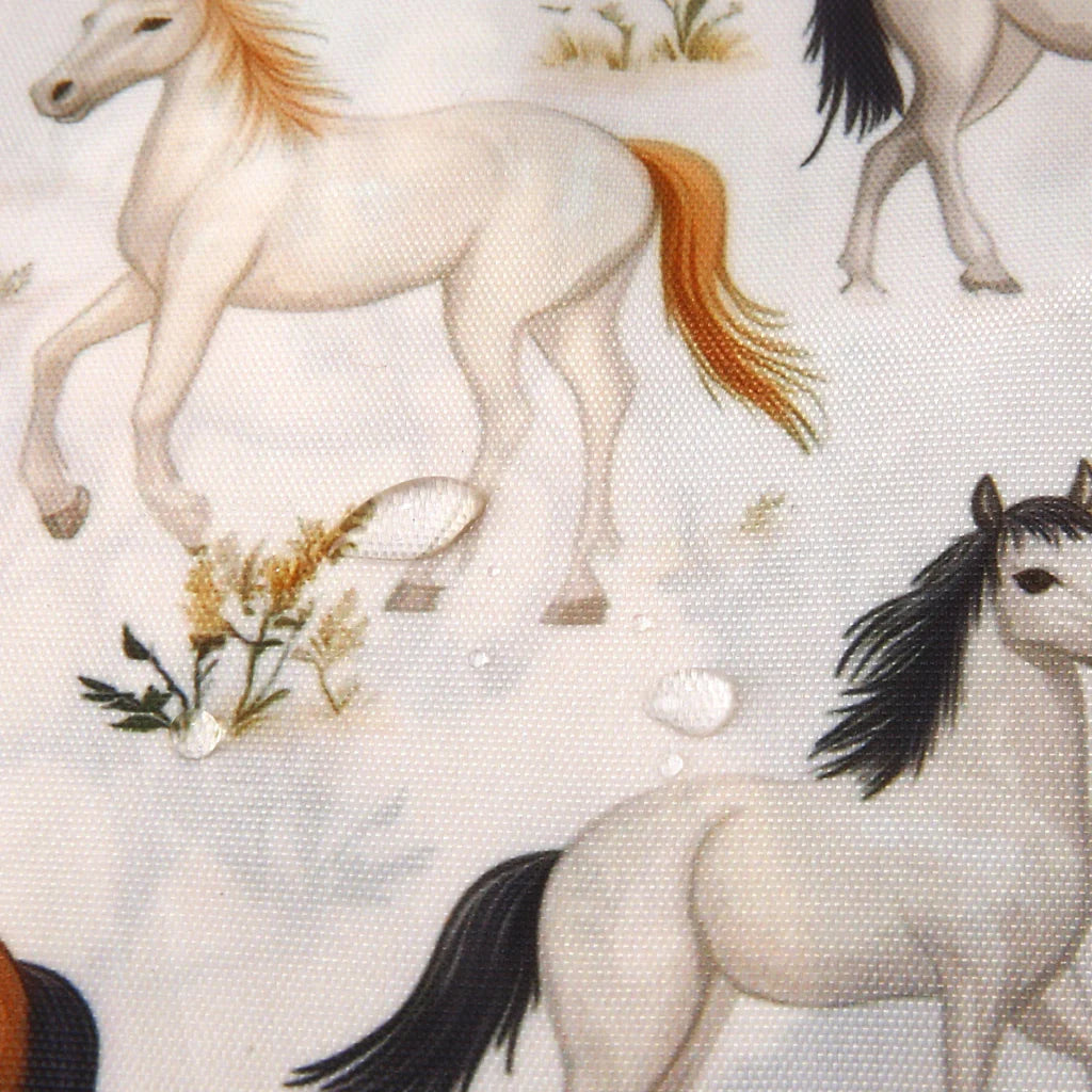 Eco Chic Lightweight Foldable Wild Horses Backpack