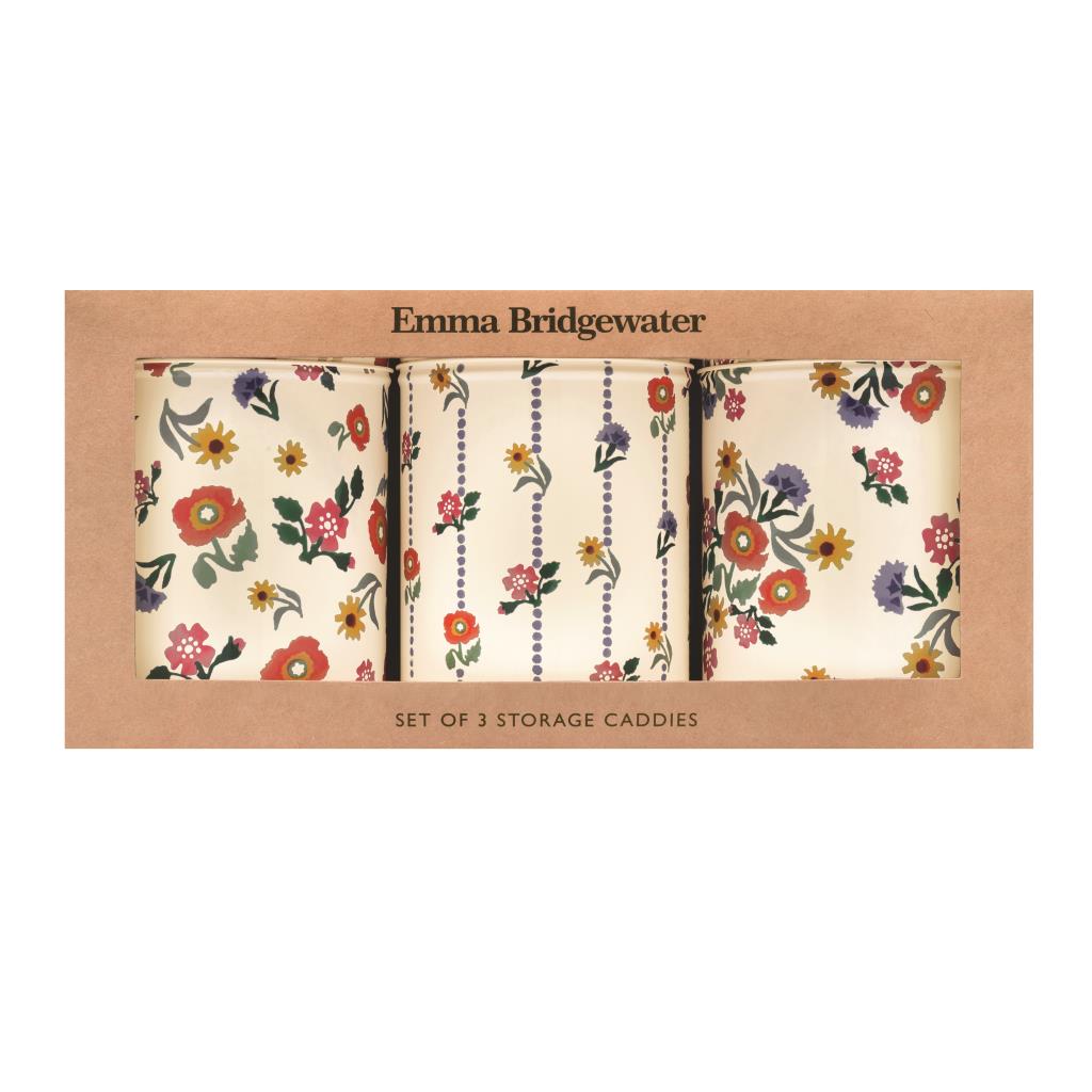 Emma Bridgewater Poppies Caddies Set