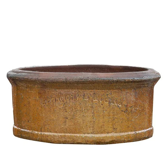 Errington Reay Courtyard Old Leather Oval Trough Planter