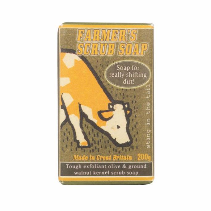 Sting in the Tail Farmer's Olive and Walnut Kernel Scrubby Soap 200g