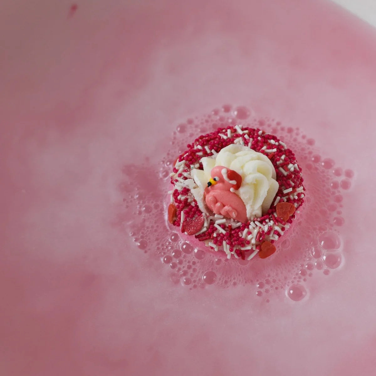 Bomb Cosmetics Flamingle Bells Bath Blaster