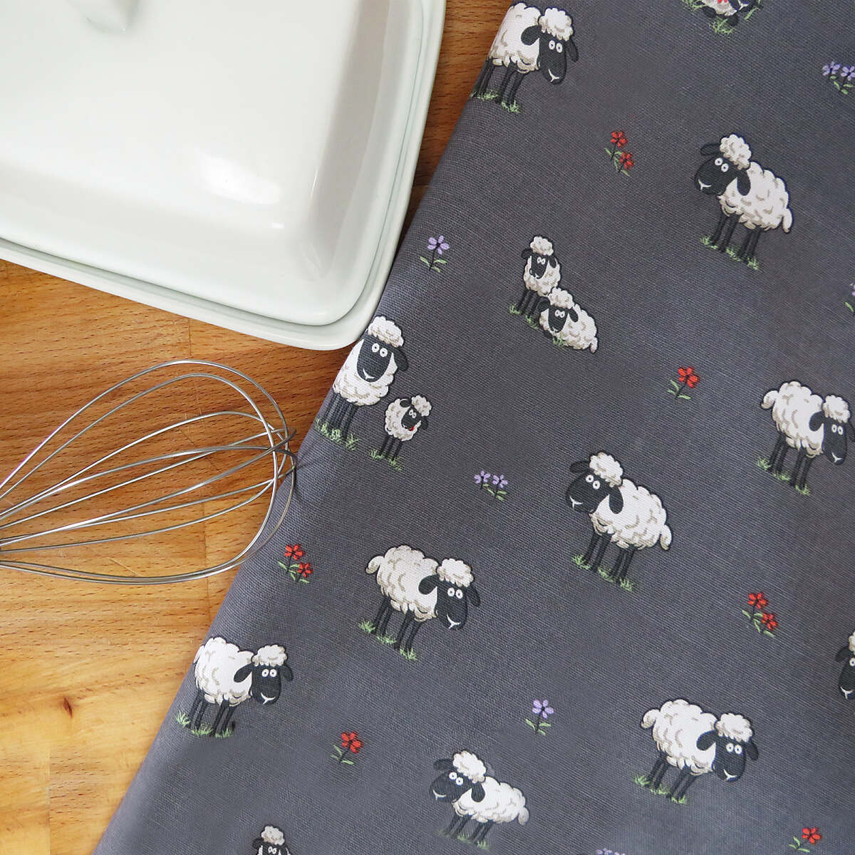 Samuel Lamont Fluffy Flock Cotton Tea Towel