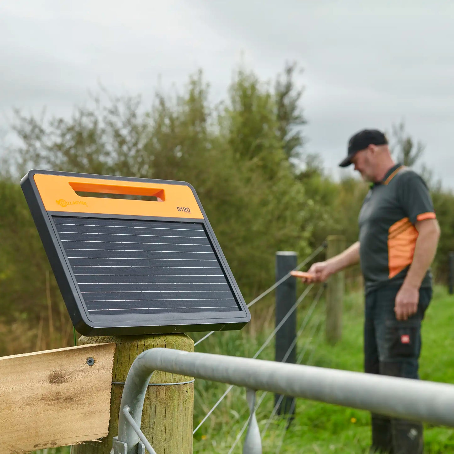 Galllagher S120li Solar Energiser with Battery - 1.2J Solar