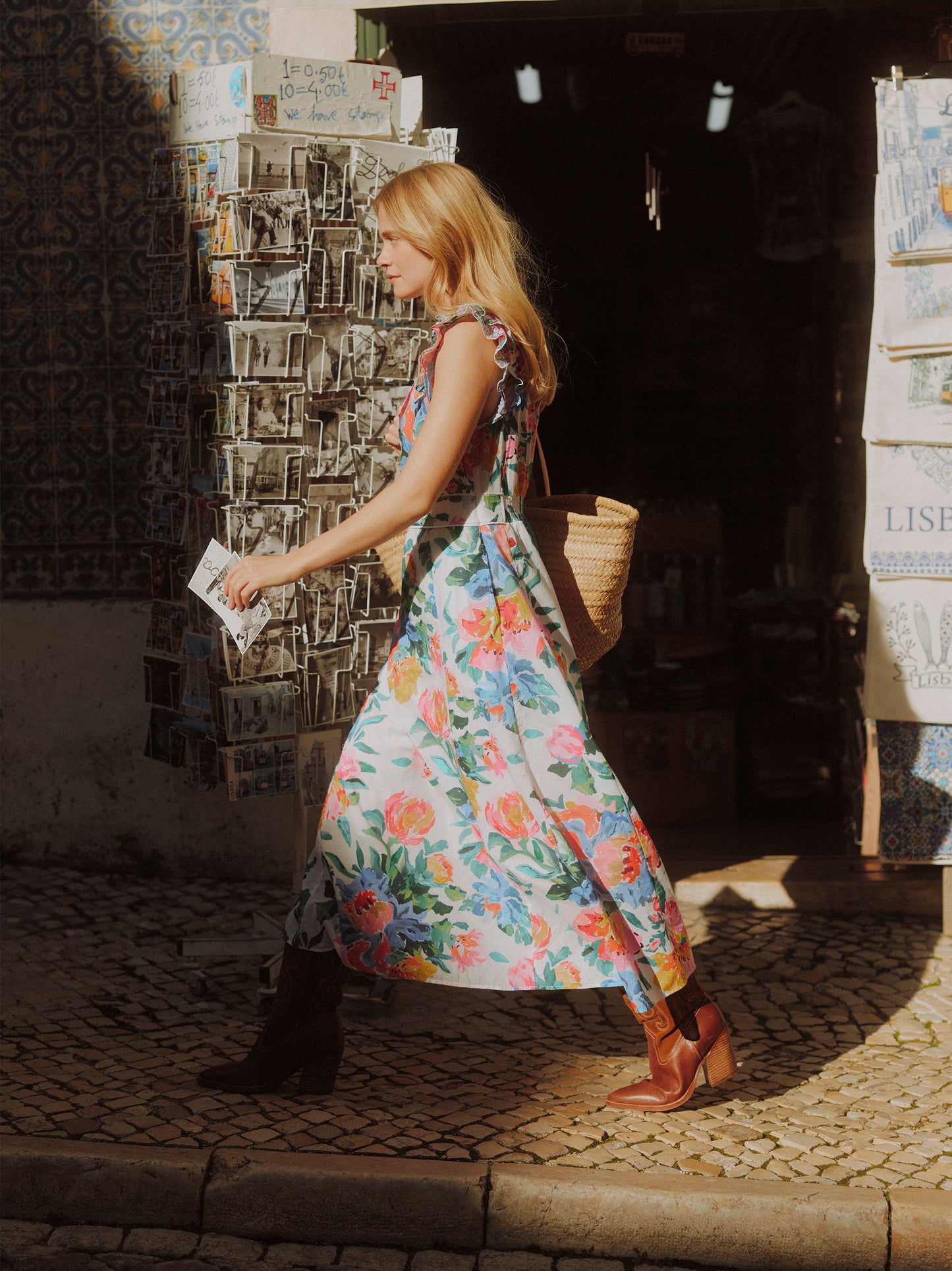 Joules Samantha Woven Maxi Dress