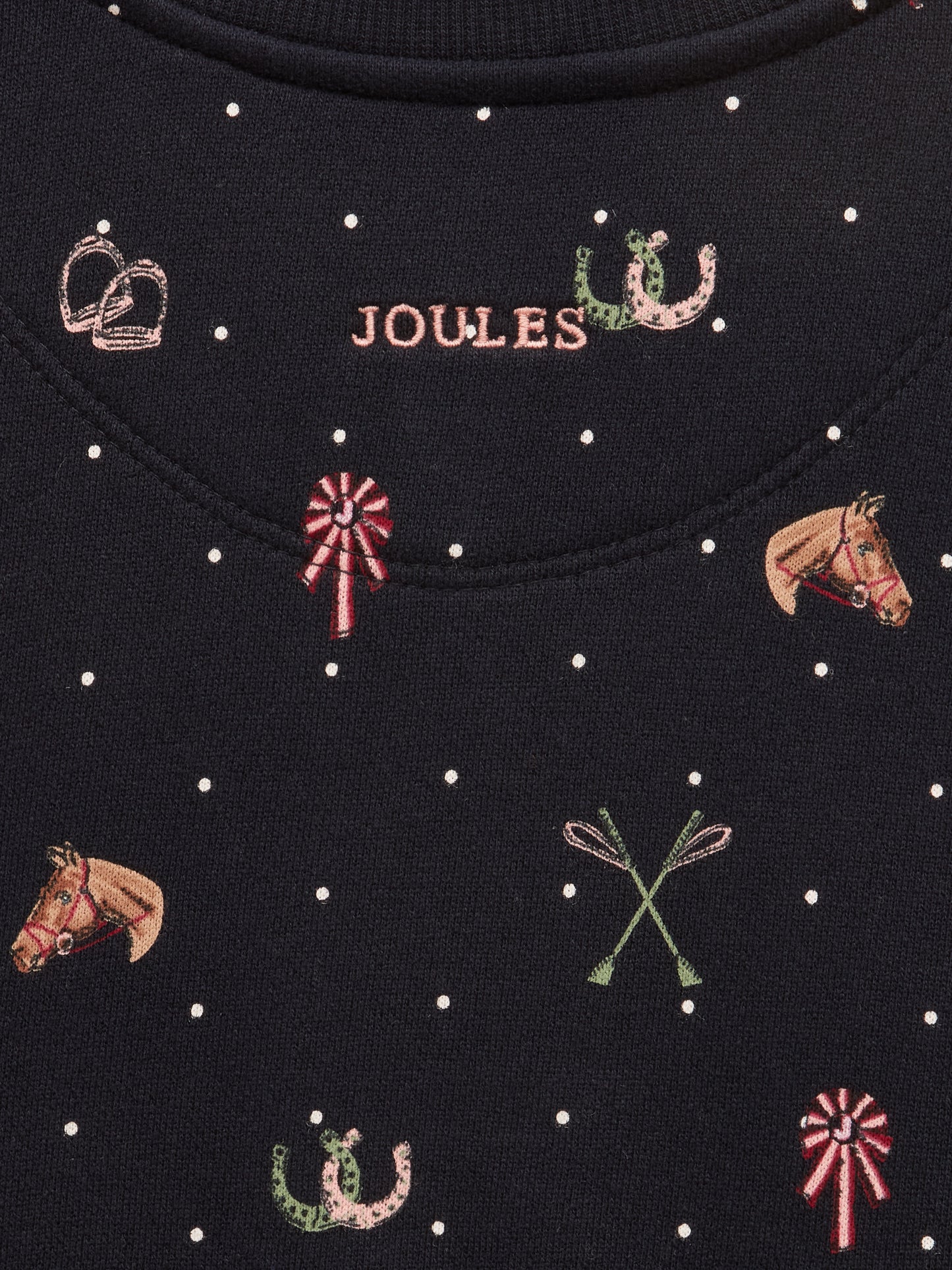 Joules Girls' Emma Long Sleeve Sweat Dress