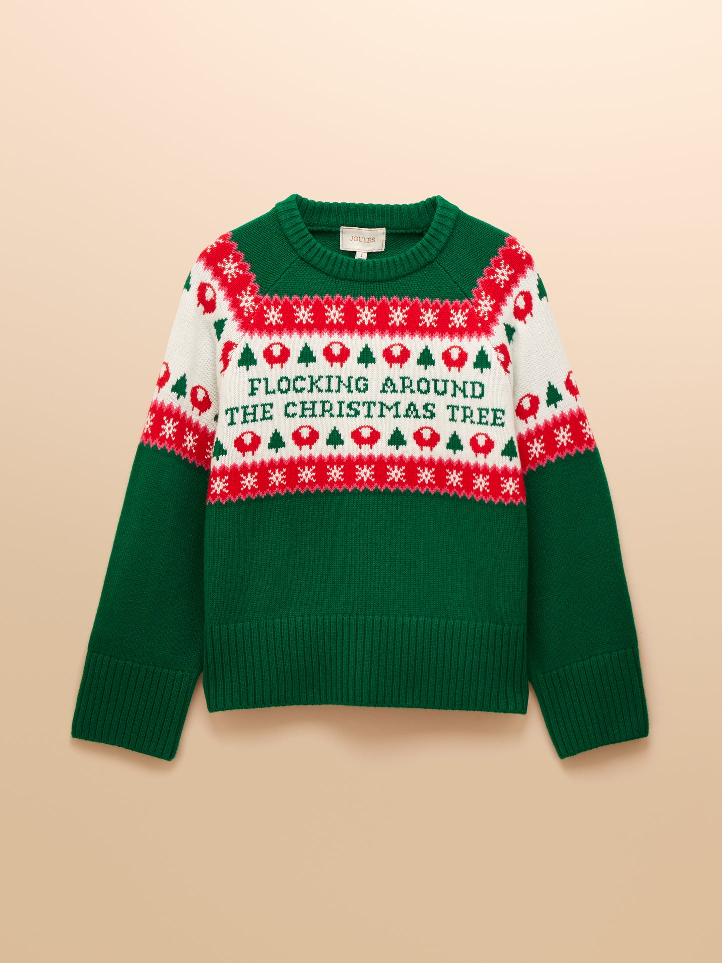 Joules Flocking Around Fairisle Christmas Jumper