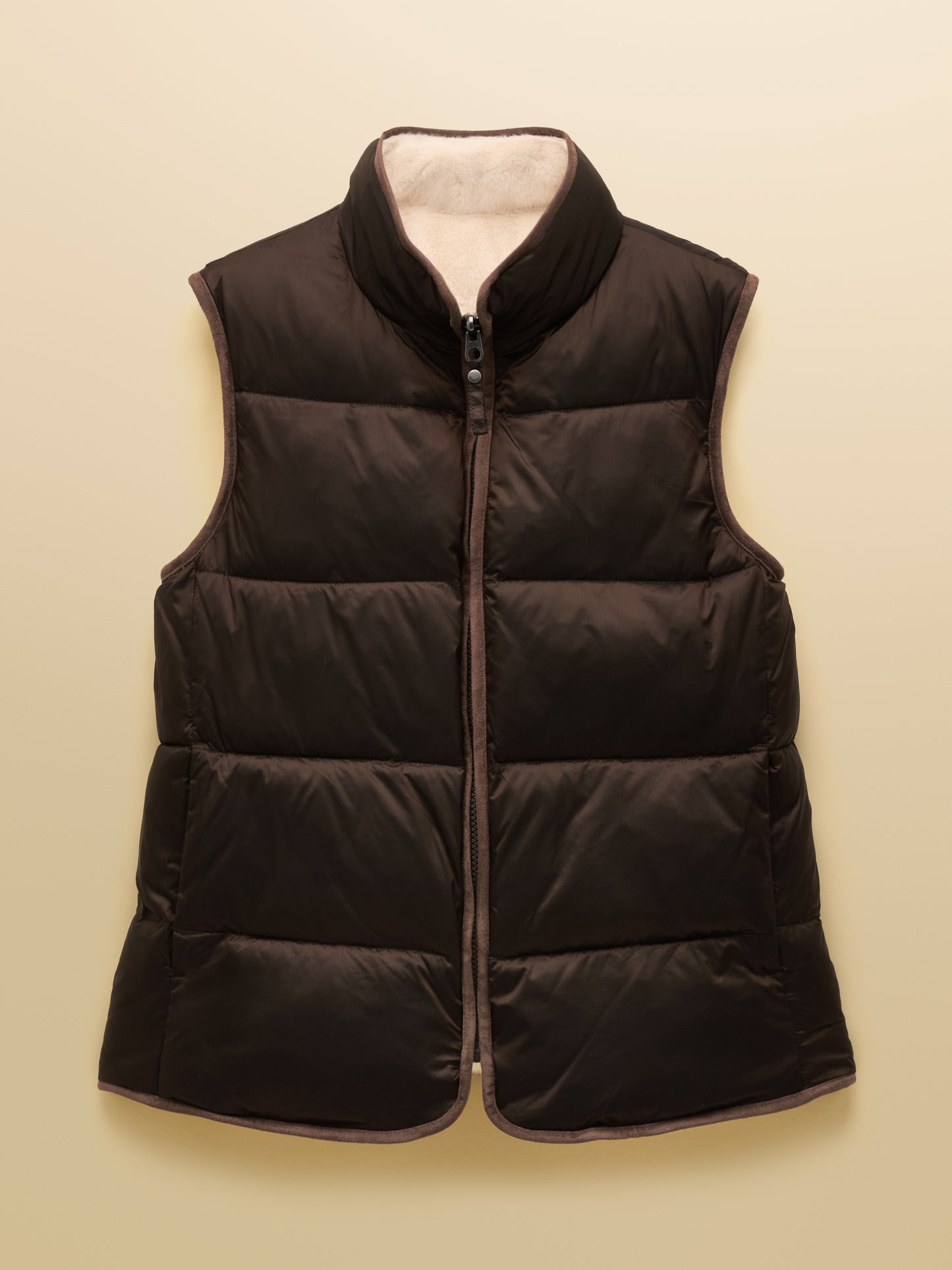 Joules Reversible Faux Fur Padded Gilet