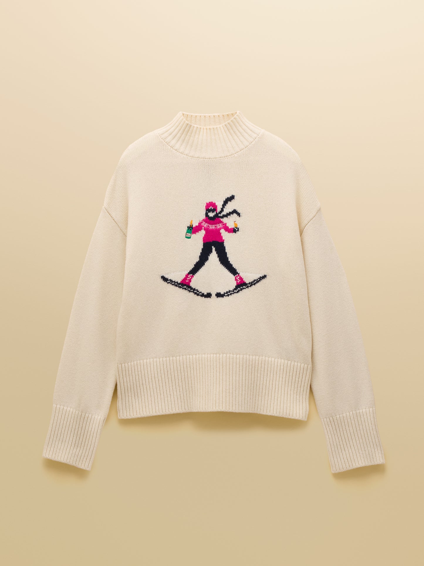 Joules Abigail Intarsia High Neck Jumper