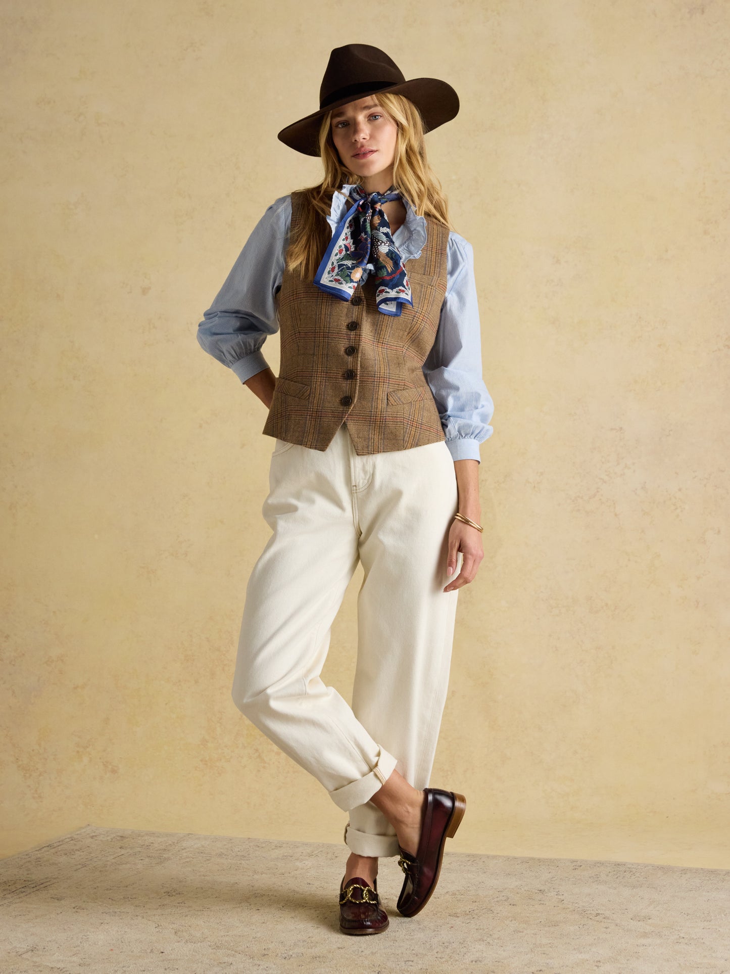 Joules Grove Wool Fedora Hat