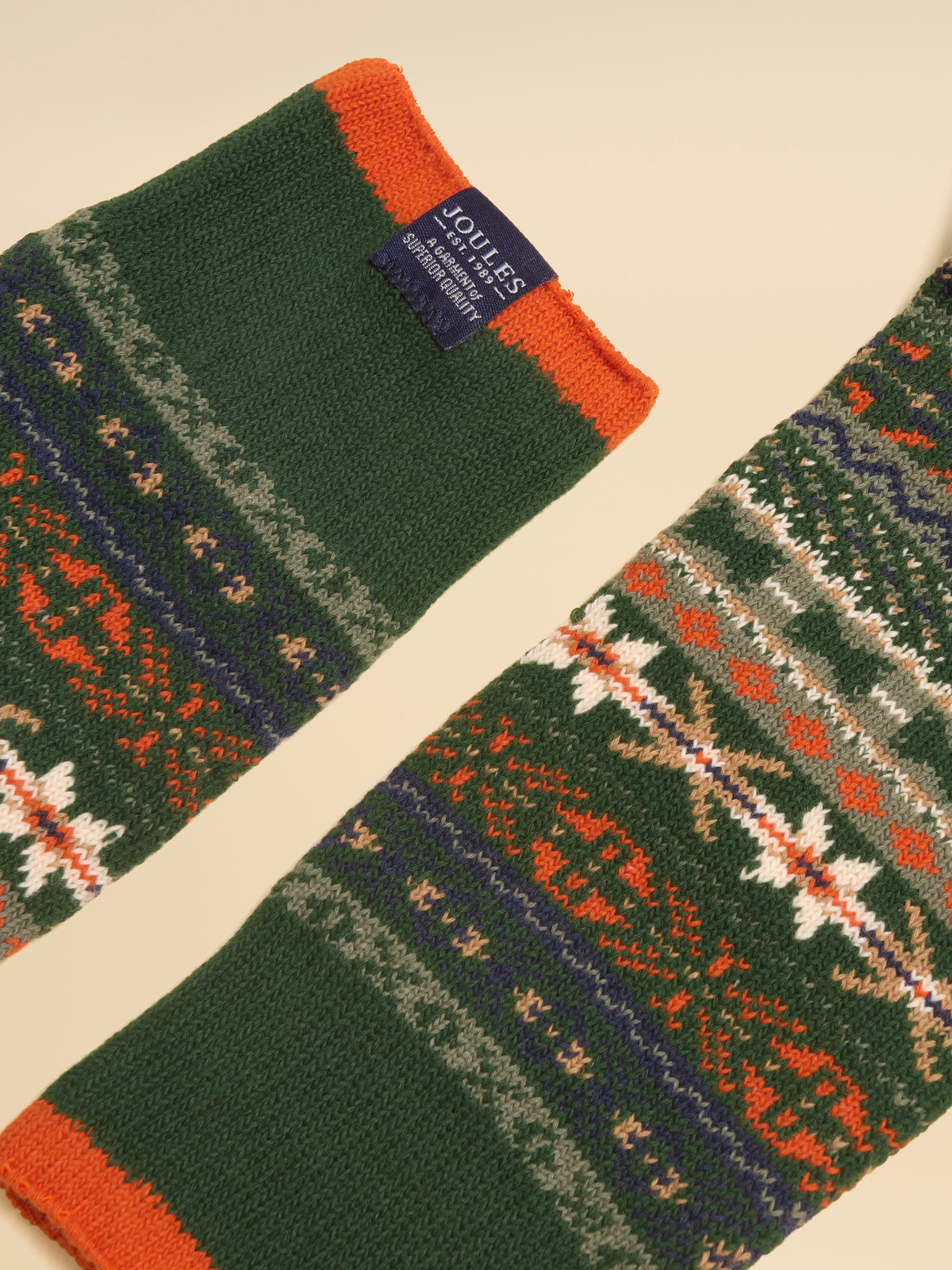 Joules Men's Alby Fair Isle Socks