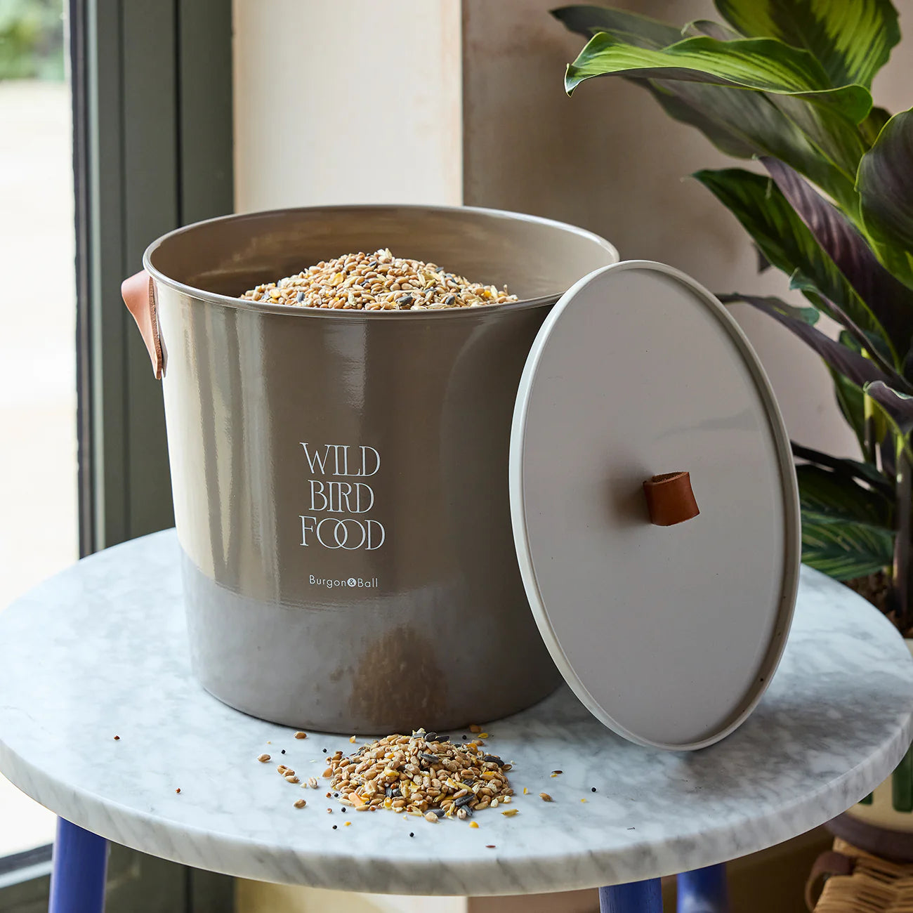 Burgon & Ball Collector Wild Bird Feed Tin - Truffle