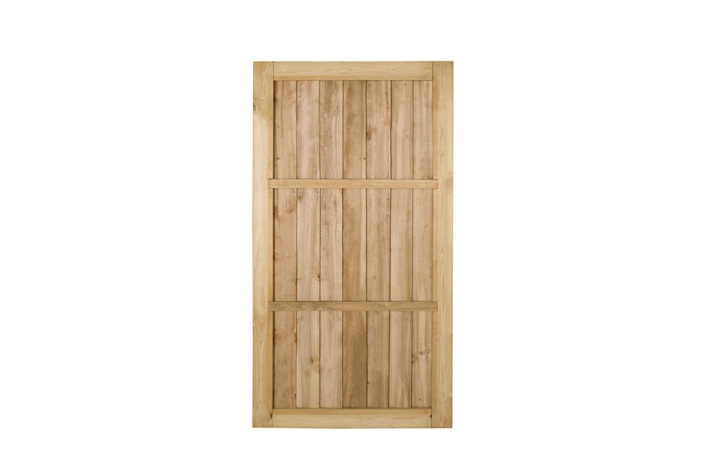 Forest Garden Pressure Treated Featheredge Gate 6ft (1.80m High)