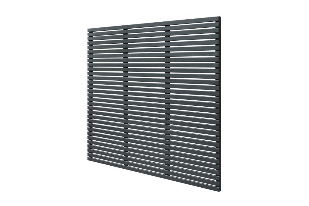 Forest Garden Contemporary Slatted Fence Panel