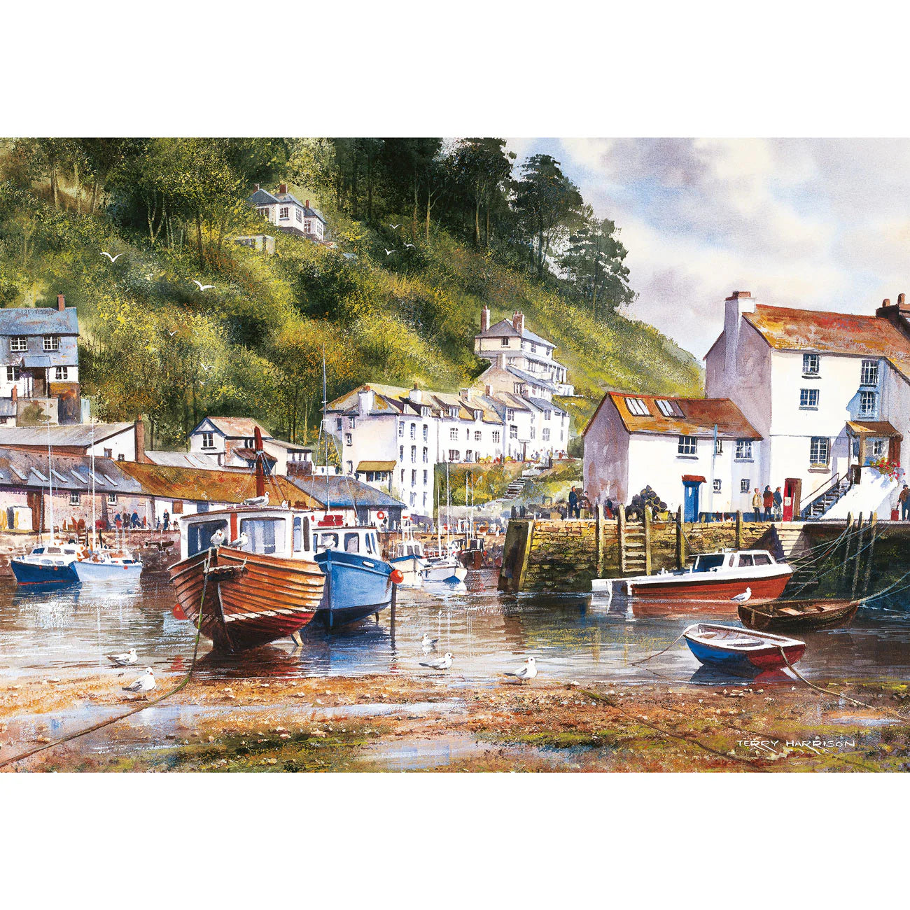 Gibsons Cornwall By The Sea 4 x 500 Piece Jigsaw