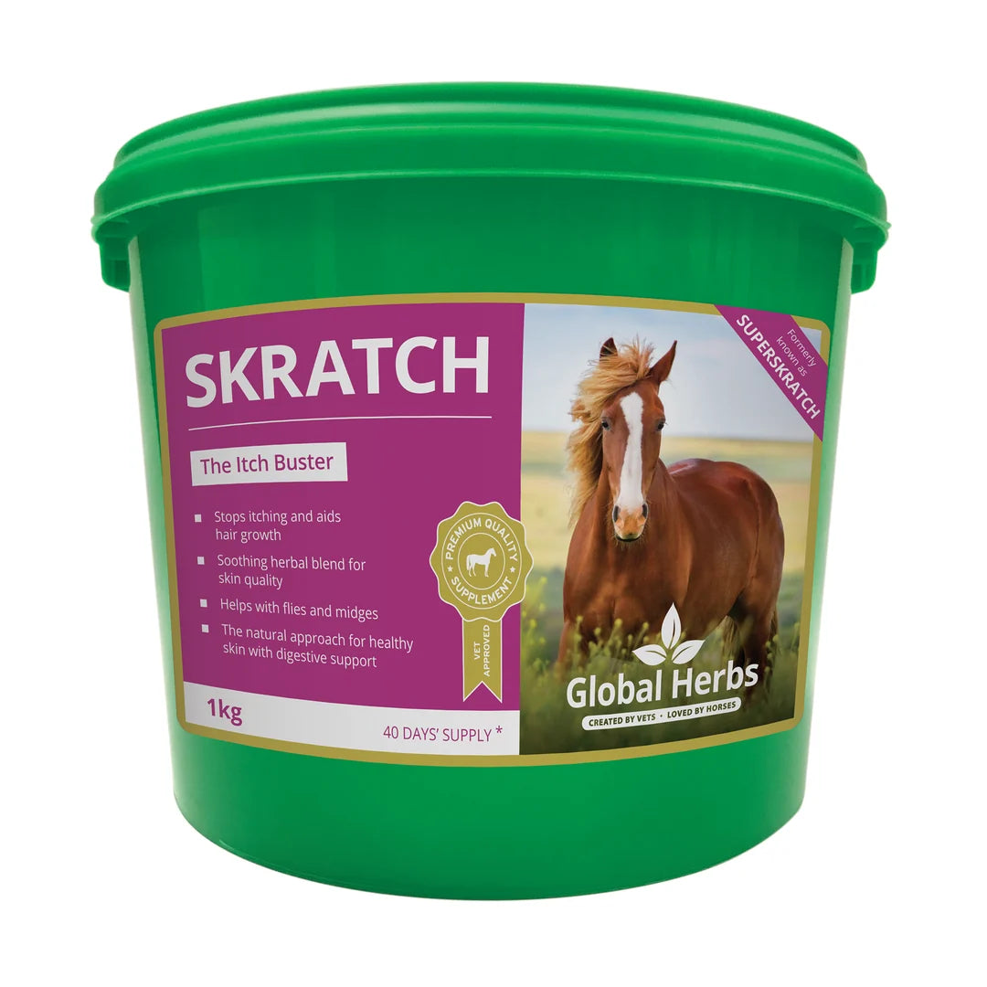 Global Herbs Skratch Horse Skin & Digestive Supplement