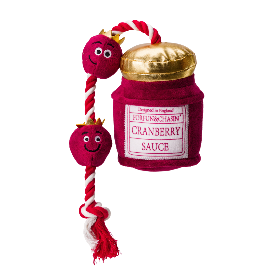 Dog Toy Cranberry Sauce