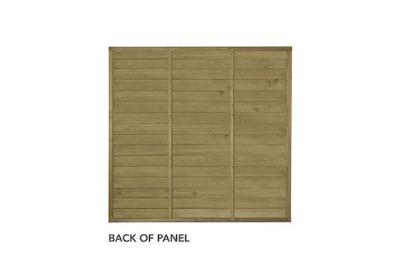 Forest Garden Pressure Treated Horizontal Tongue And Groove Fence Panel