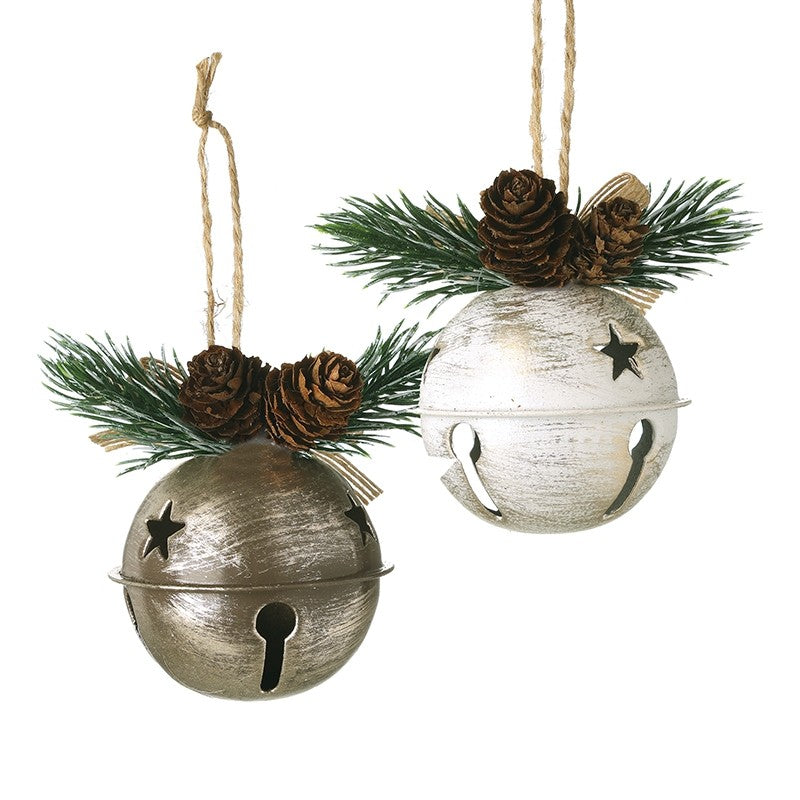Heaven Sends Metal Cut Out Round Bells Hanging Decoration Set