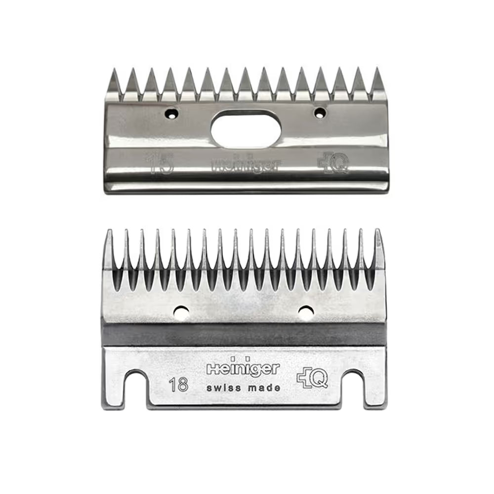 Heiniger Thick Coat Cattle Blade Set 18/15
