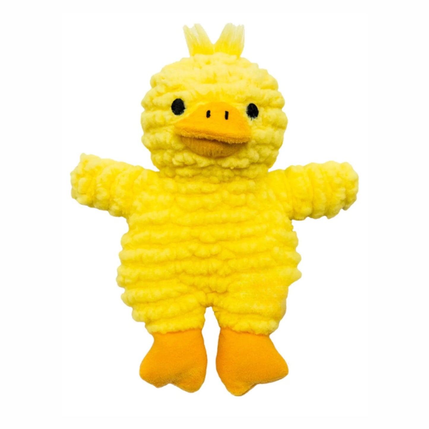 Hem & Boo Non-Stuffing Crinkle Duckling Squeaky Dog Toy 27cm