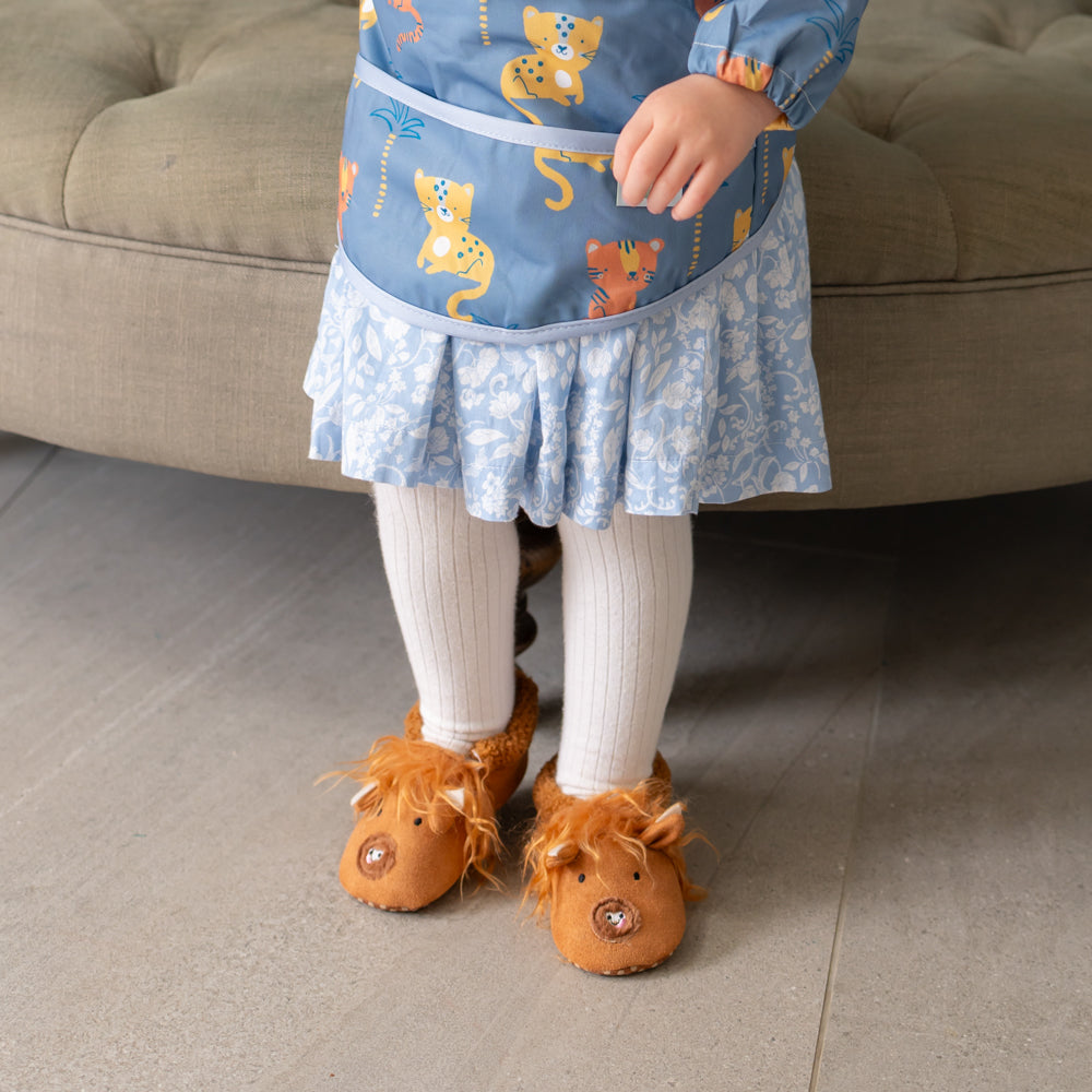Ziggle - Cow slippers size 12-18m
