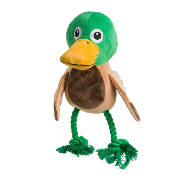 House of Paws Rope Legs Duck Toy