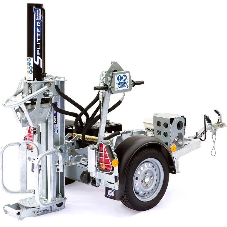 Ifor Williams LS256 Log Splitter Trailer with Mesh Lamp Guards