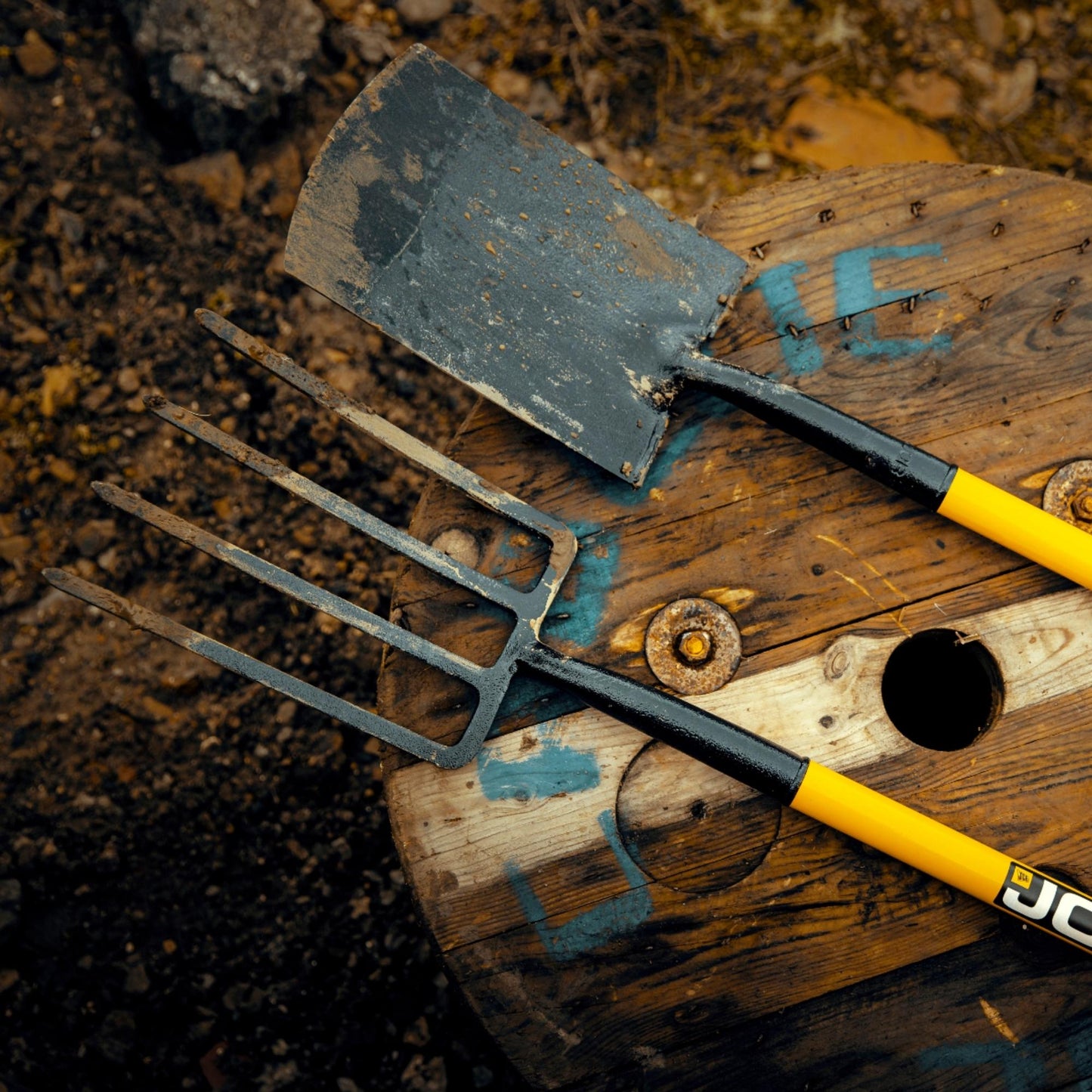 JCB Solid Forged Garden Spade & Fork Set