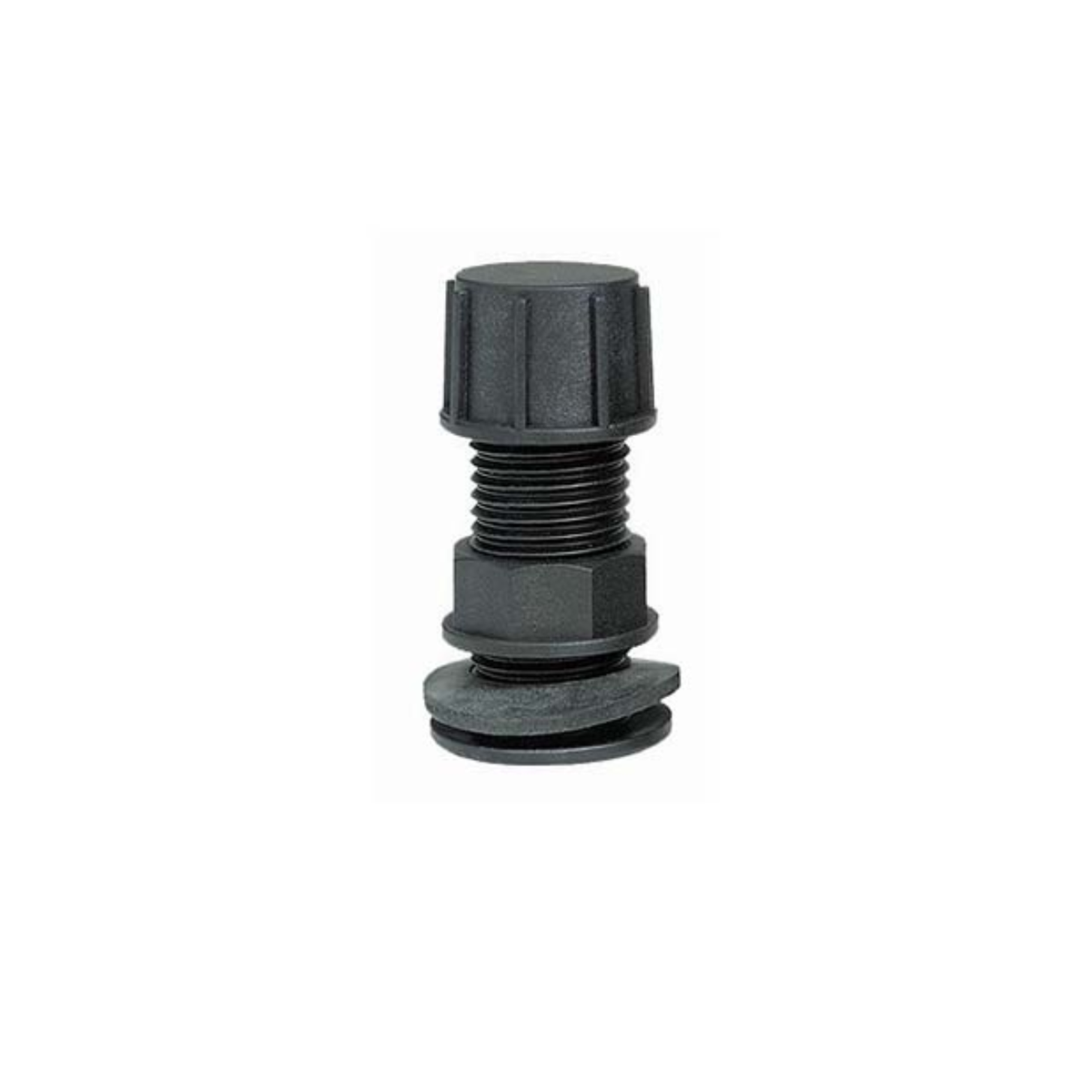 JFC 25mm drain off plug DOF1 black plastic replacement threaded bung for farm livestock water troughs