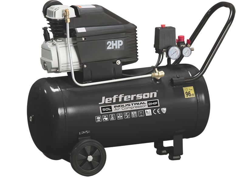 Jefferson 50 Litre 2HP 8 Bar Compressor 230V
