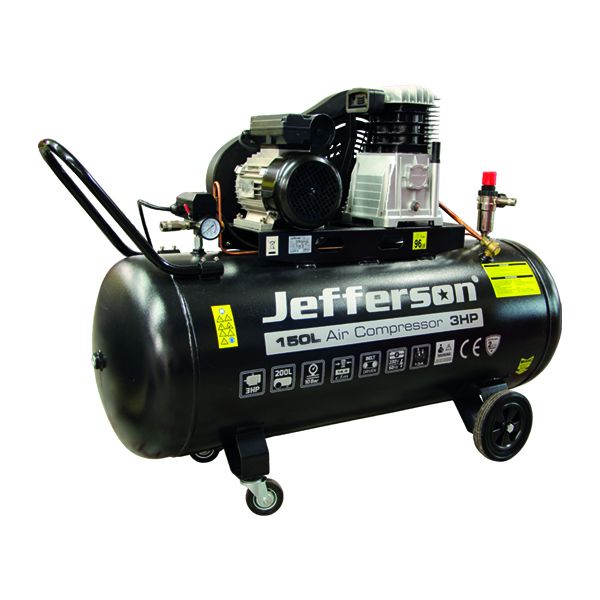 Jefferson 150 Litre 3HP 10 Bar Compressor 230V