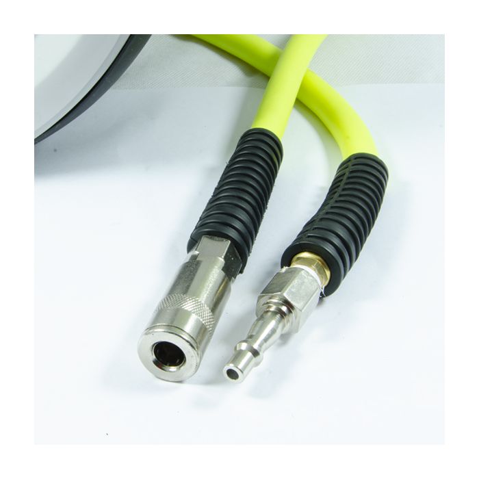 Jefferson 15m 3/8" Auto Retracting Hose Reel with High-Vis Hybrid Hose