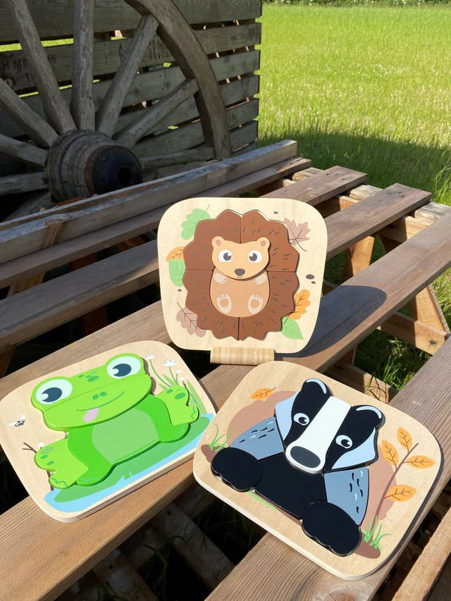 Inside Out Toys Woodland Hedgehog Raised Puzzle
