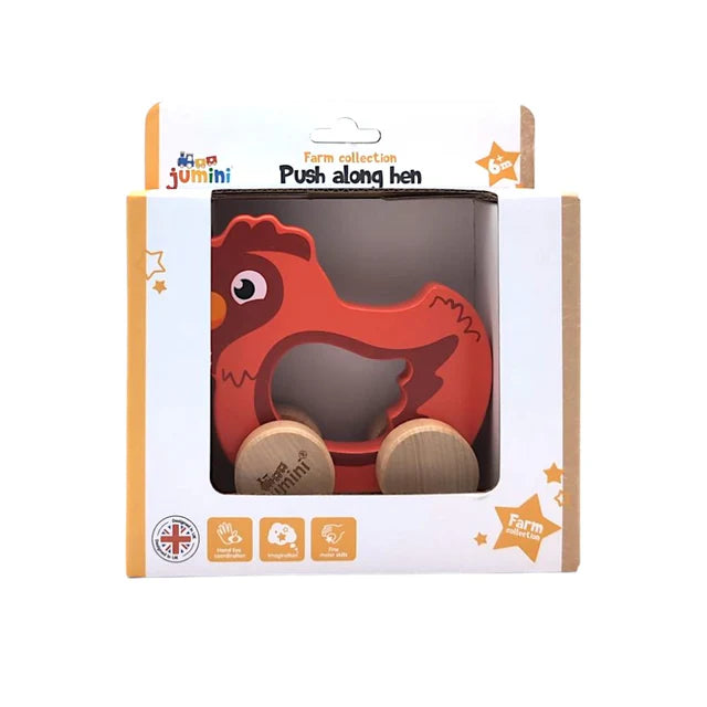 Inside Out Toys - Push Along Friends Hen (Boxed)
