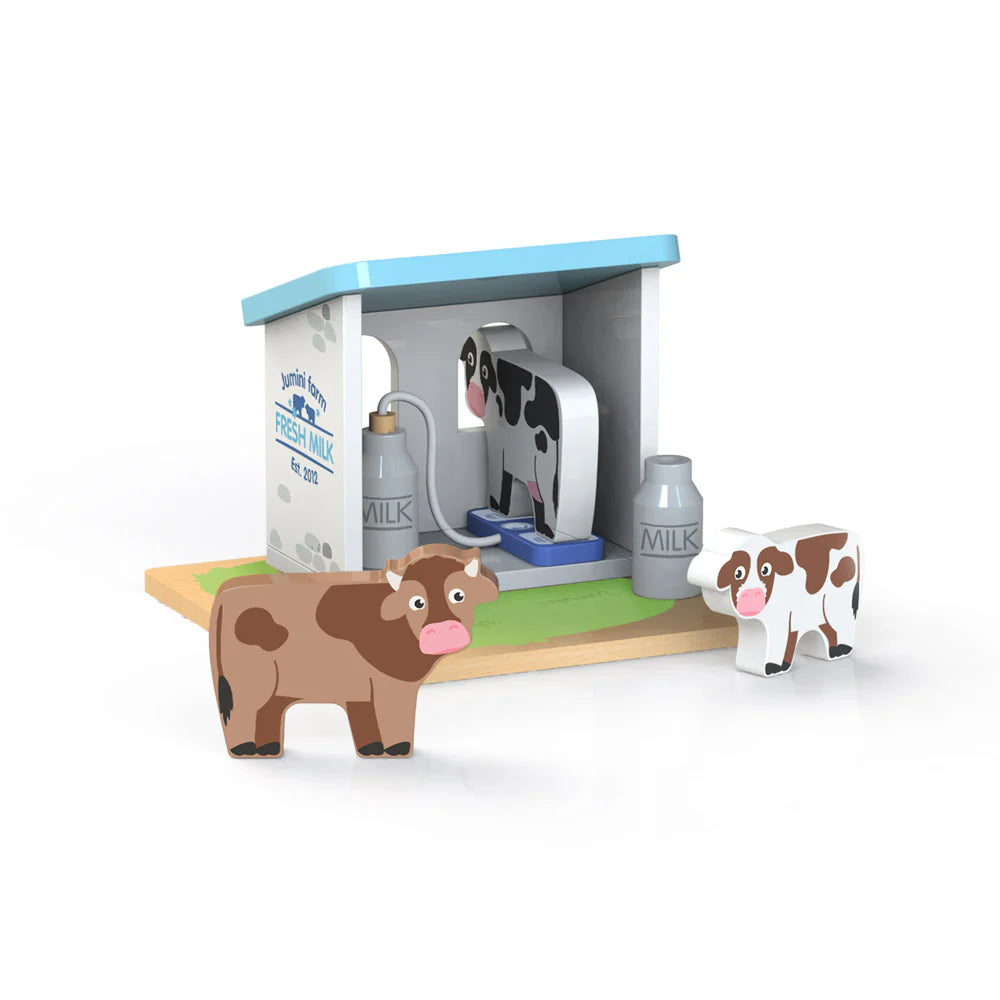 Inside Out Toys - Farm - Milking Parlour Set