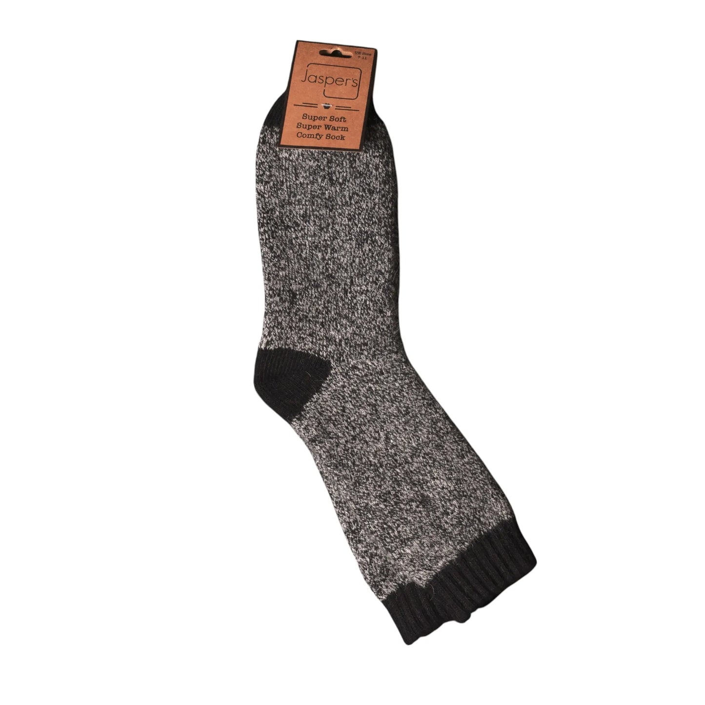Jess & Lou Black Marl Cosy Socks