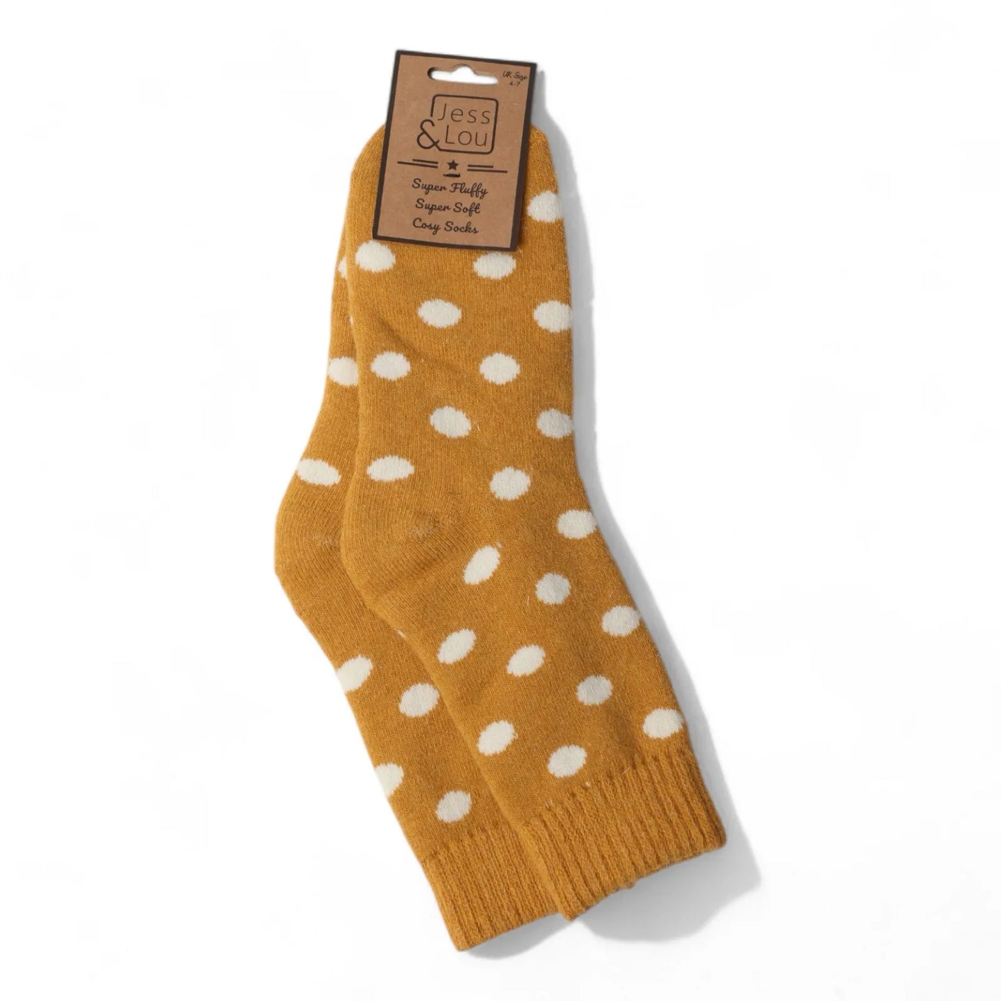 Jess & Lou Gold Spot Cosy Socks