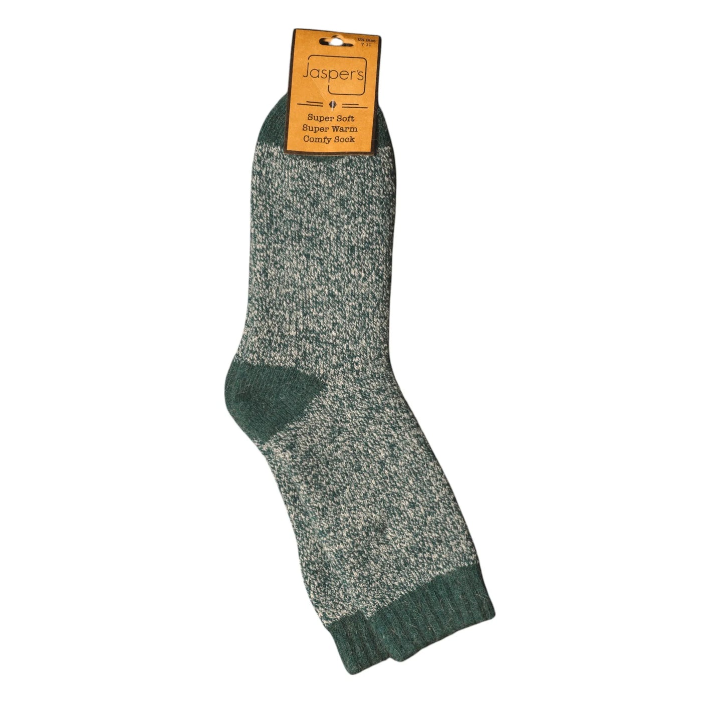 Jess & Lou Green Marl Cosy Socks