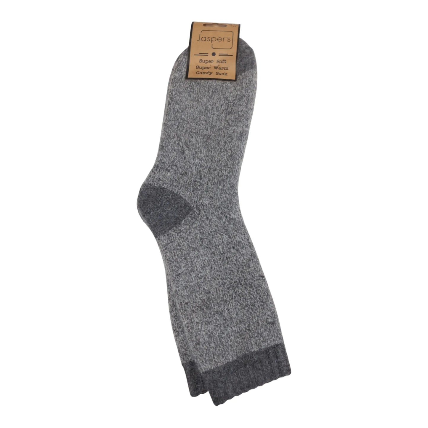 Jess & Lou Grey Marl Cosy Socks