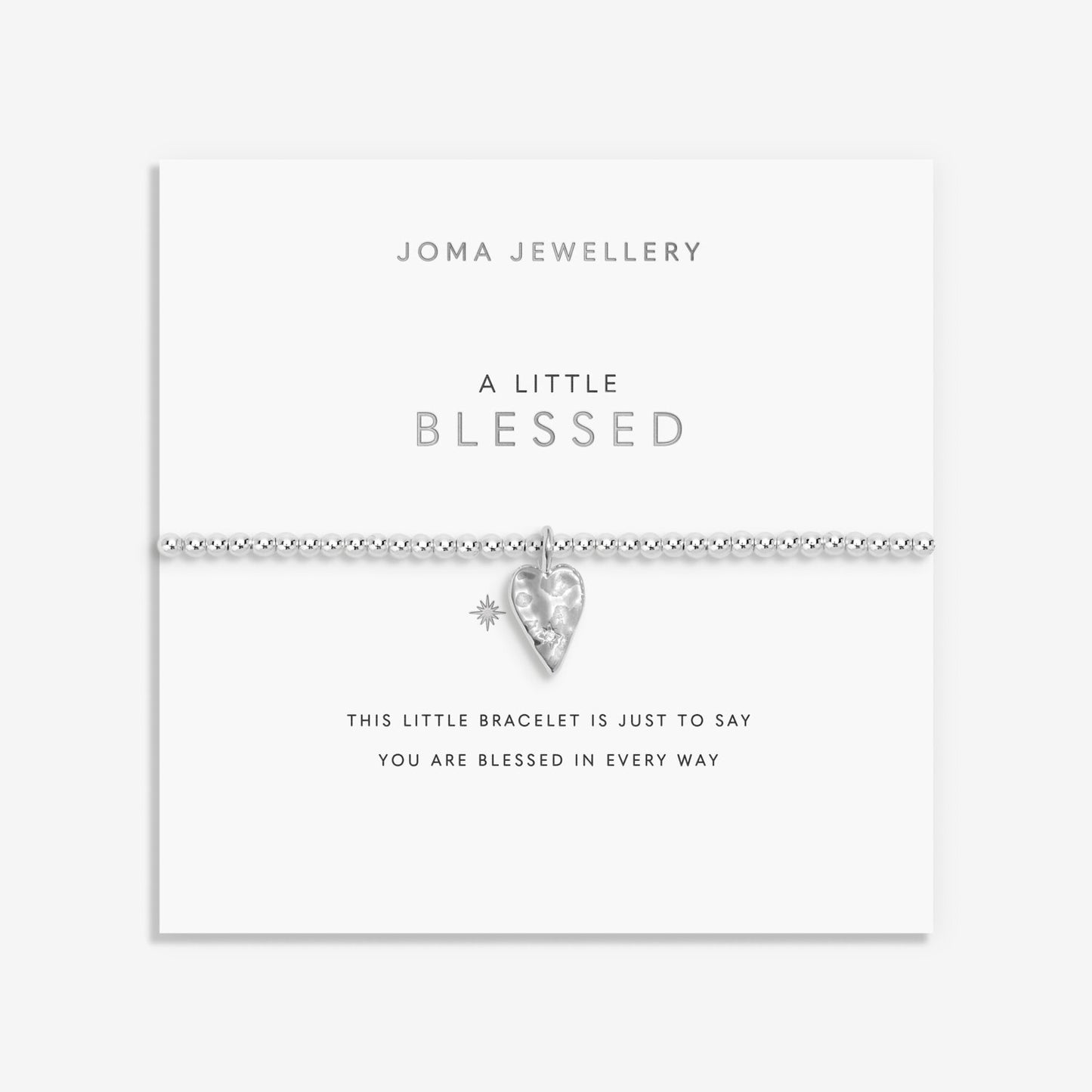 Joma Jewellery A Little Blessed Silver Bracelet